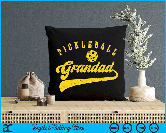 Pickleball Grandad SVG PNG Digital Cutting File