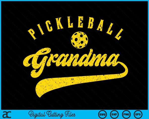 Pickleball Grandma SVG PNG Digital Cutting File