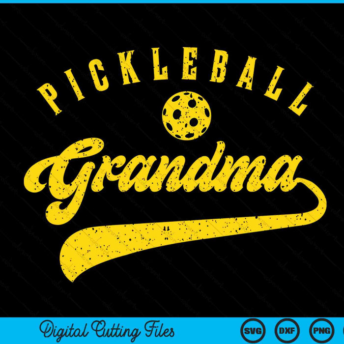 Pickleball Grandma SVG PNG Digital Cutting File