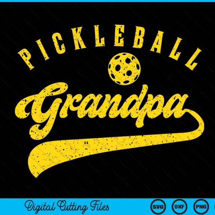 Pickleball Grandpa SVG PNG Digital Cutting File