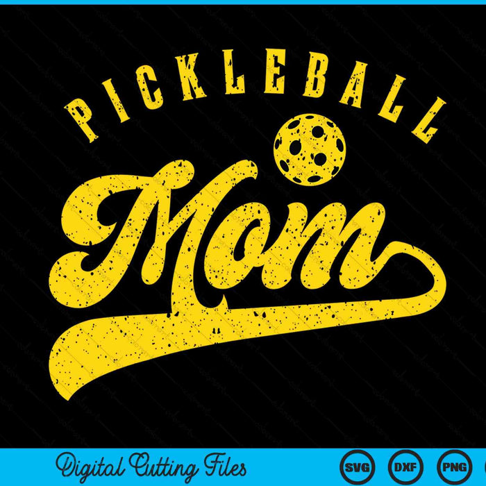 Pickleball Mom SVG PNG Digital Cutting File