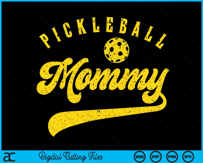 Pickleball Mommy SVG PNG Digital Cutting File