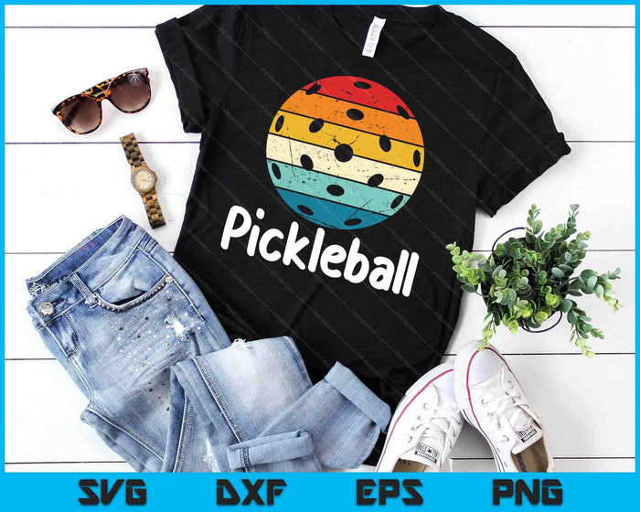 Vintage Pickleball Retro Pickleball SVG PNG Digital Printable Files