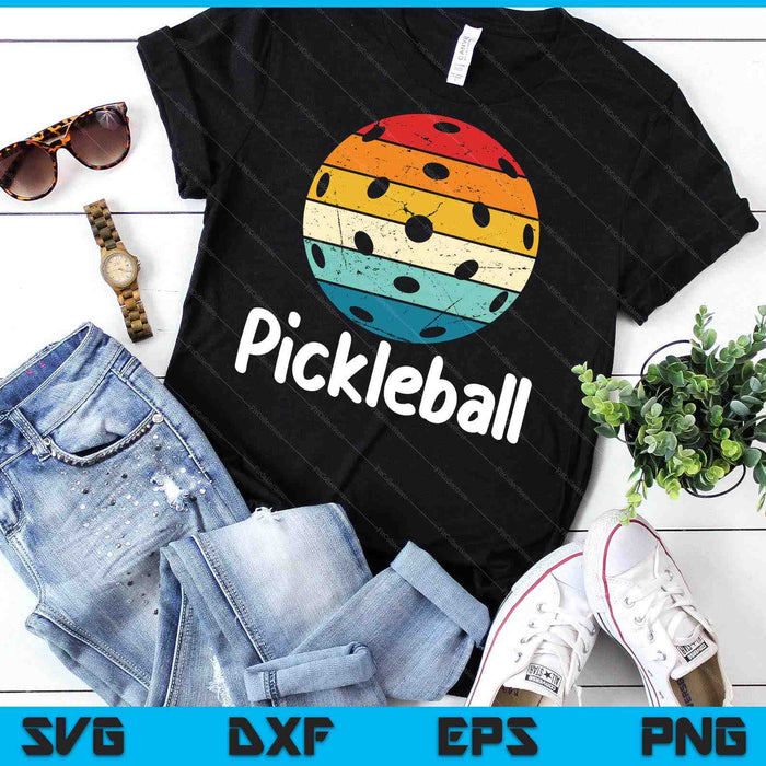 Vintage Pickleball Retro Pickleball SVG PNG Digital Printable Files