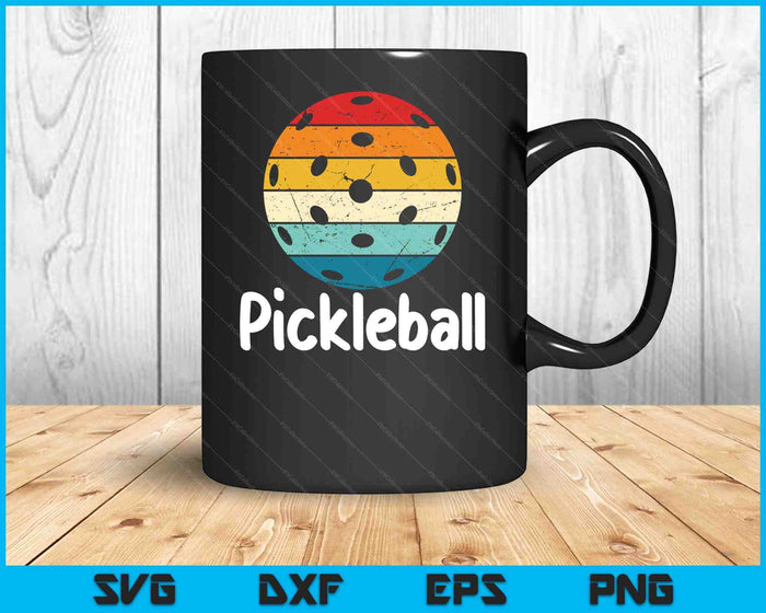 Vintage Pickleball Retro Pickleball SVG PNG Digital Printable Files