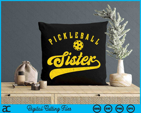 Pickleball Sister SVG PNG Digital Cutting File