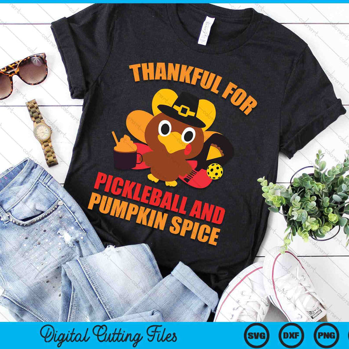 Pickleball Thanksgiving SVG PNG Digital Cutting Files