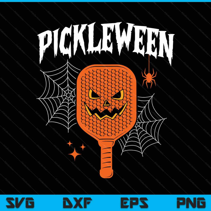 Pickleween Halloween Pickleball Players SVG PNG Digital Printable Files