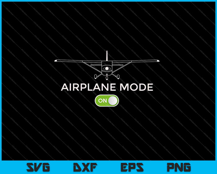 Pilot C172 Flying Gift Airplane Mode SVG PNG Cutting Printable Files