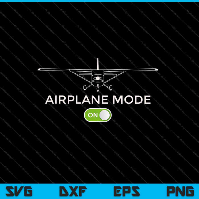 Pilot C172 Flying Gift Airplane Mode SVG PNG Cutting Printable Files