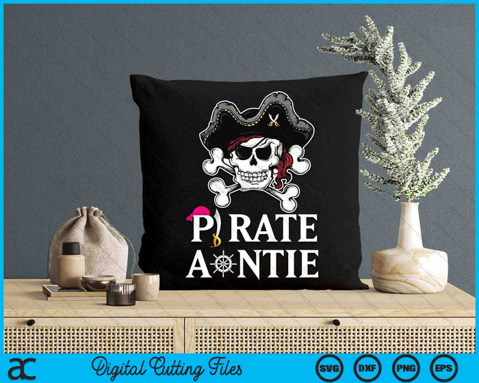 Pirate Auntie Funny Pirate SVG PNG Digital Cutting Files