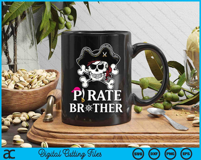 Pirate Brother Funny Pirate SVG PNG Digital Cutting Files