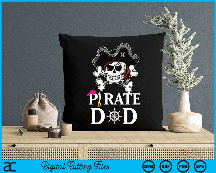 Pirate Dad Funny Pirate SVG PNG Digital Cutting Files