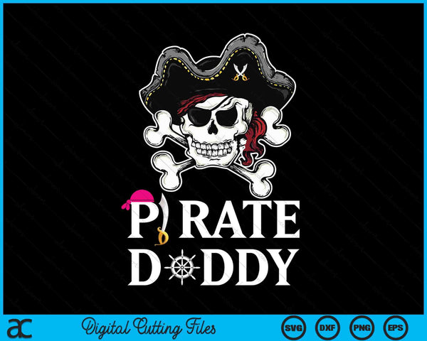 Pirate daddy pirate, Halloween SVG cut file