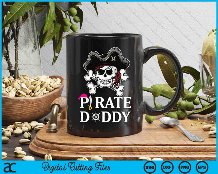 Pirate Daddy Funny Pirate SVG PNG Digital Cutting Files