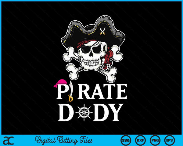 Pirate Dady Funny Pirate SVG PNG Digital Cutting Files