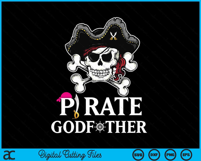 Pirate Godfather Funny Pirate SVG PNG Digital Cutting Files