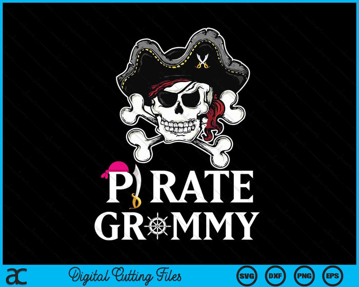 Pirate Grammy Funny Pirate SVG PNG Digital Cutting Files