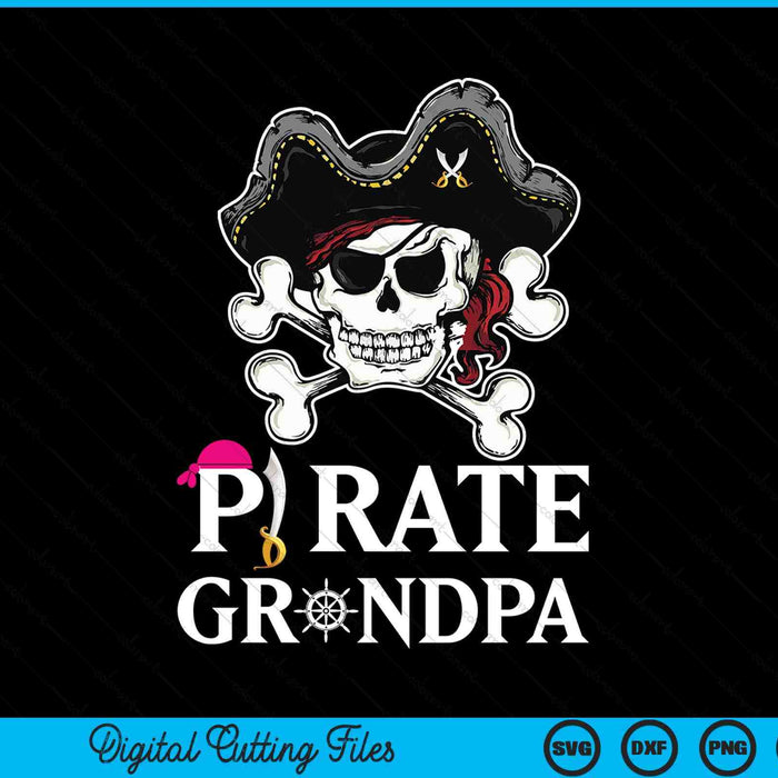 Pirate grandpa pirate, Halloween SVG cut file