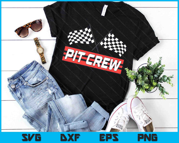 Pit Crew Race Car Hosting Parties SVG PNG Digital Printable Files