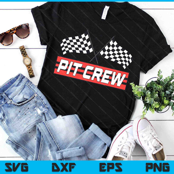 Pit Crew Race Car Hosting Parties SVG PNG Digital Printable Files