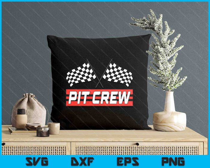 Pit Crew Race Car Hosting Parties SVG PNG Digital Printable Files