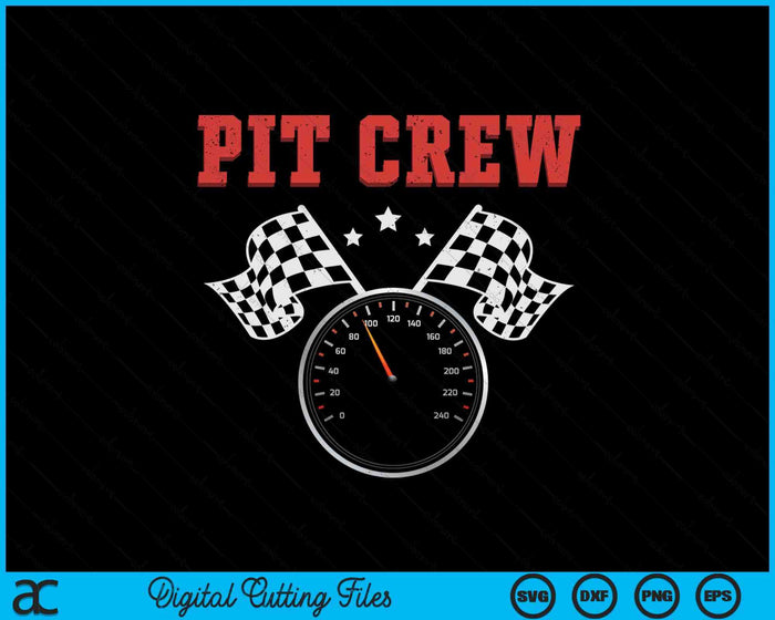 Pit Crew Race Car Or Truck Theme Birthday Party SVG PNG Digital Printable Files