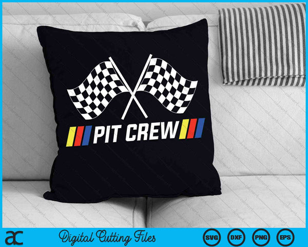 Pit Crew Race Car Parties SVG PNG Digital Cutting Files