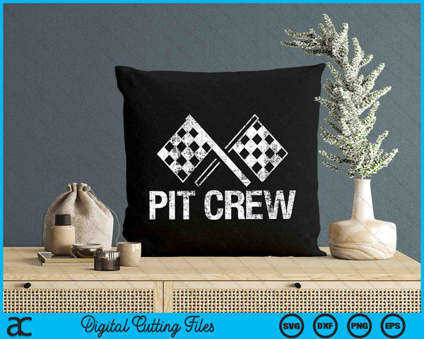 Pit Crew Racing Car Parties SVG PNG Digital Cutting Files