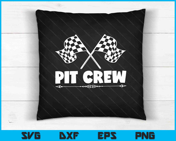 Pit Crew Racing Mechanic Car Parties SVG PNG Cutting Printable Files