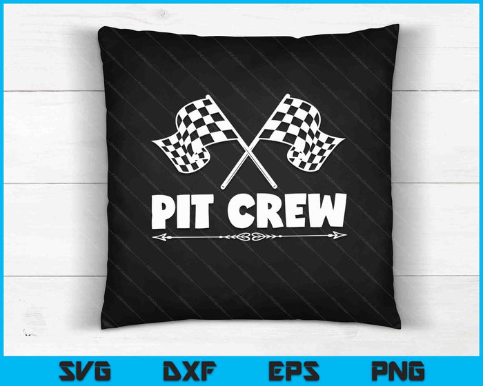 Pit Crew Racing Mechanic Car Parties SVG PNG Cortando archivos imprimibles