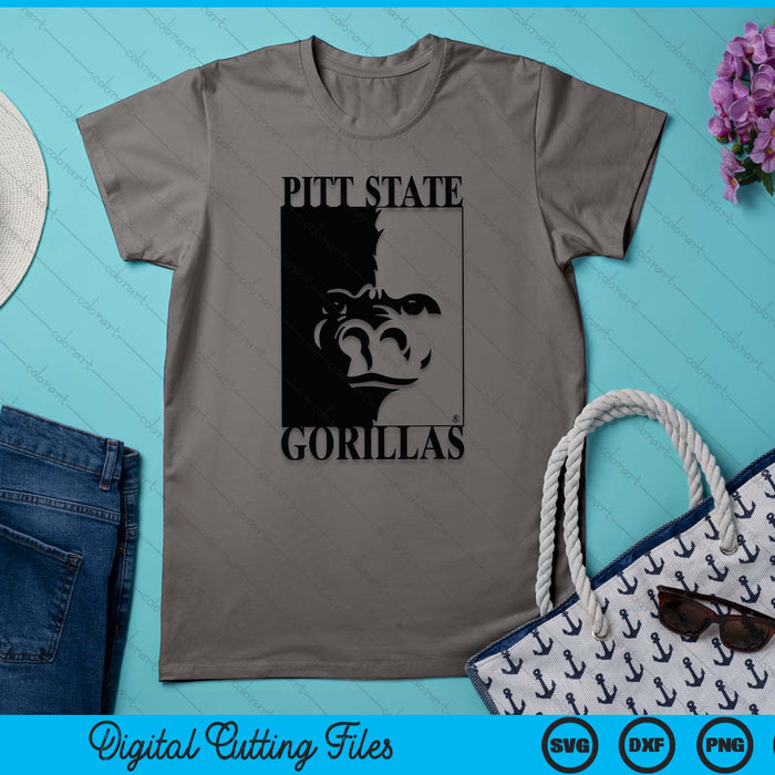 Pittsburg State University Gorillas Pitt State SVG PNG Digital Printable Files
