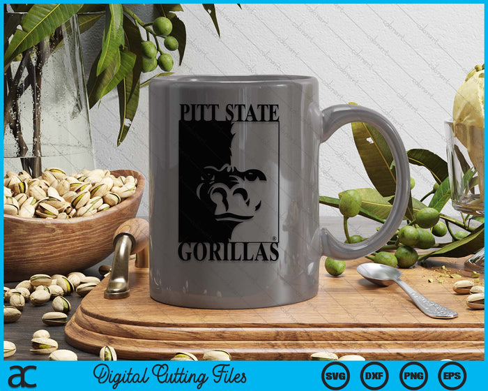 Pittsburg State University Gorillas Pitt State SVG PNG Digital Printable Files