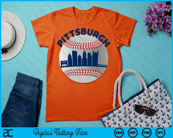 Pittsburgh Baseball Team Fans of Space City SVG PNG Cutting Printable Files