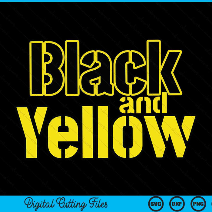 Pittsburgh Black and Yellow Pennsylvania SVG PNG Digital Cutting Files