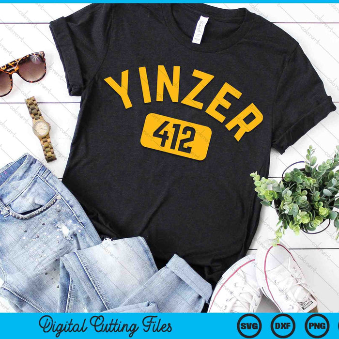 Pittsburgh Yinzer 412 Steel City Yinz Pennsylvania SVG PNG Digital Cutting Files
