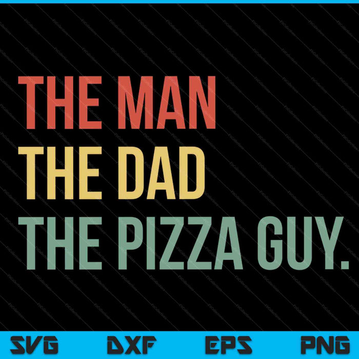 Pizza Delivery Guy - Design For Pizza Lovers SVG PNG Cutting Printable Files