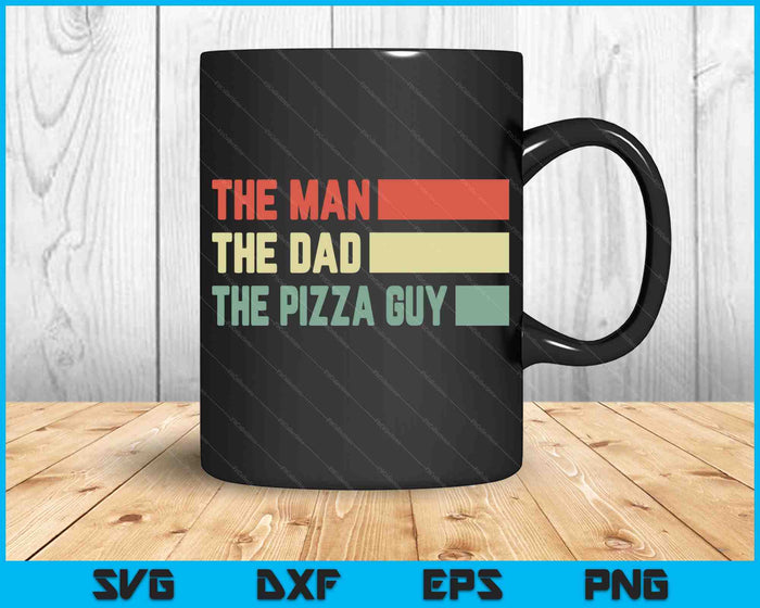 Pizza Delivery Guy Design For Pizza Lovers SVG PNG Digital Cutting Files