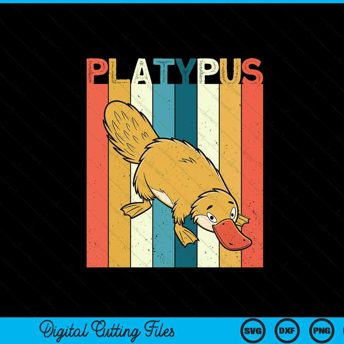 Platypus Zookeeper Marine Biologist Animal Lover SVG PNG Digital Printable Files