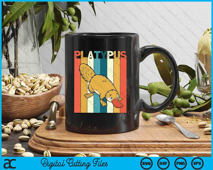 Platypus Zookeeper Marine Biologist Animal Lover SVG PNG Digital Printable Files