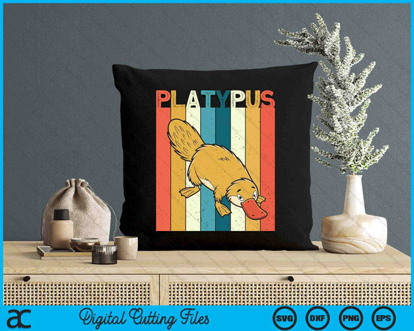 Platypus Zookeeper Marine Biologist Animal Lover SVG PNG Digital Printable Files