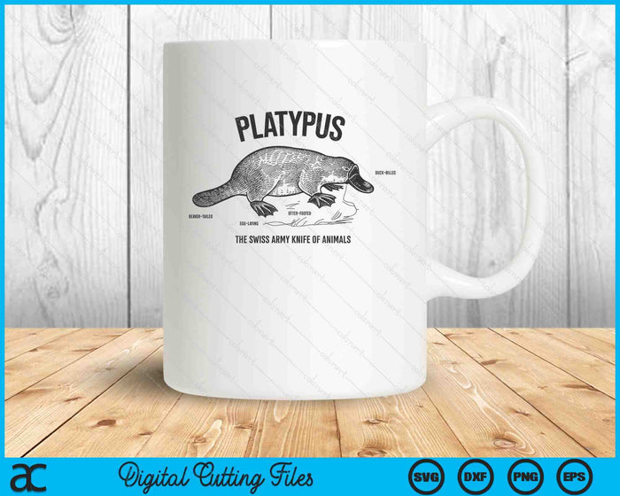 Platypus Swiss Army Knife Of Animals Funny SVG PNG Digital Printable Files