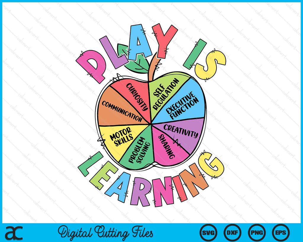 Play Is Learning Teacher First Day Of School Back To School SVG Files ...