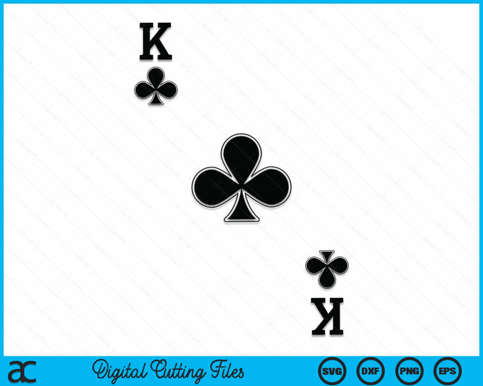 Playing Card Cross King Poker Card Game Carnival Costume SVG PNG Digital Cutting Files