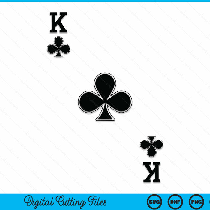 Playing card cross king poker card game carnival costume SVG cut file
