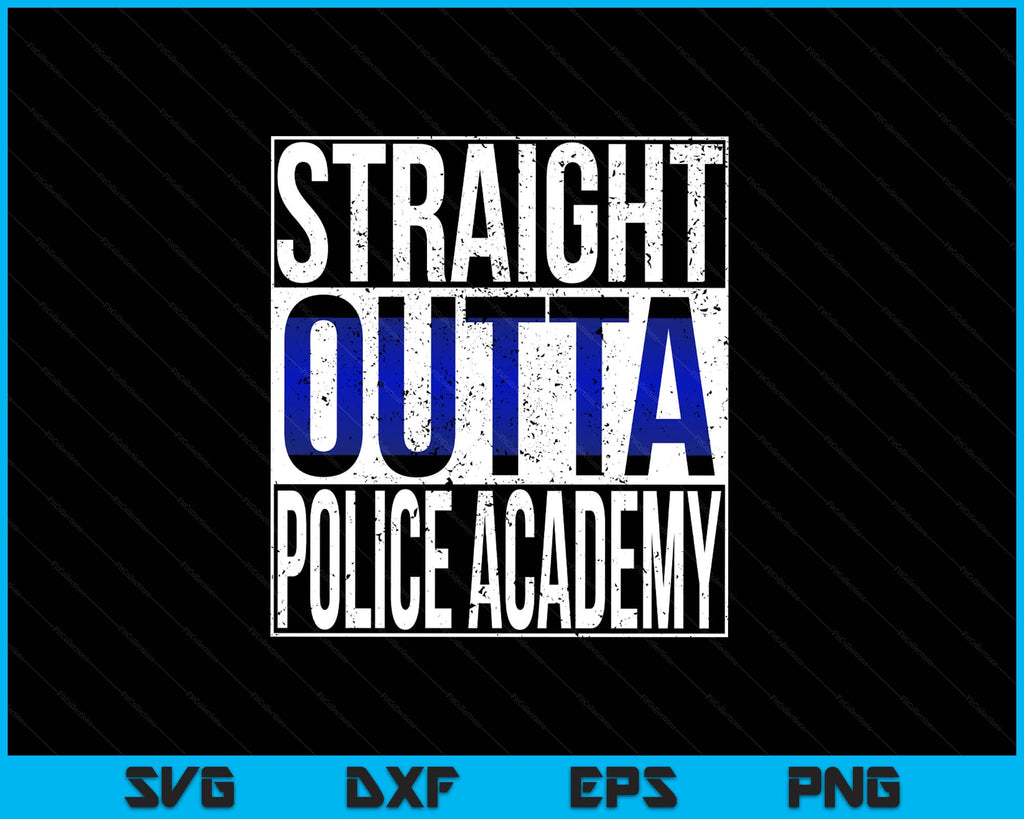 Police Officer Academy Graduation Straight SVG PNG Printable Files ...