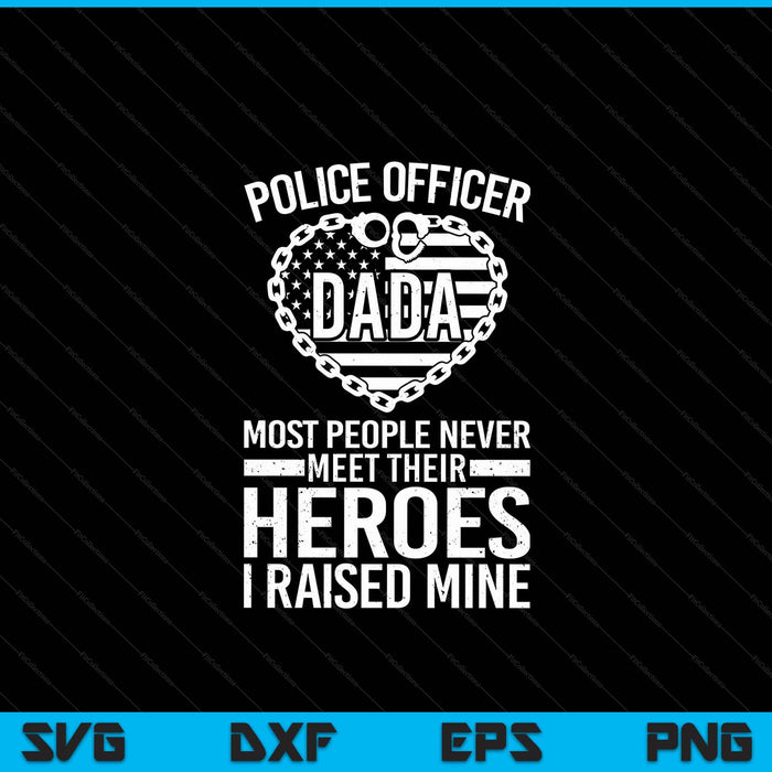 Police officer dada art for SVG cut file