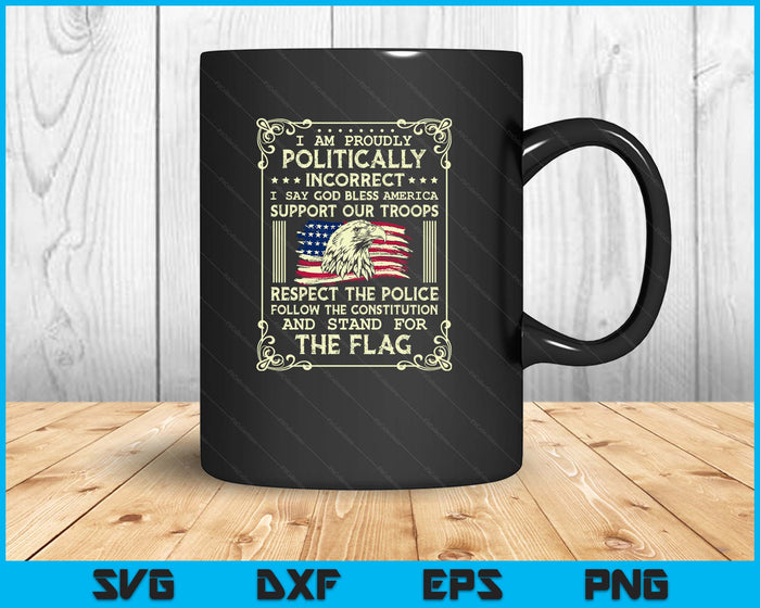 Politically Bless America Politic SVG PNG Digital Printable Files