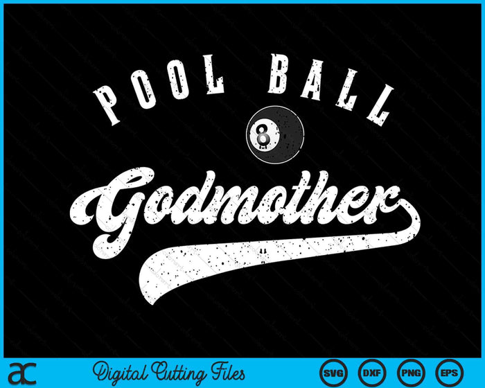 Pool Ball Godmother SVG PNG Digital Cutting File