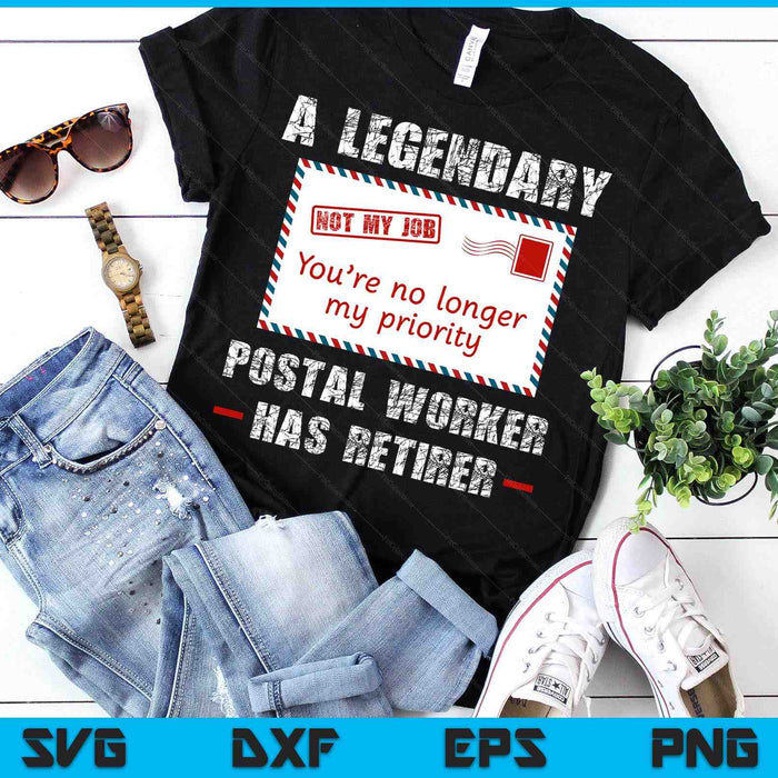 Postal Worker Retired Postman Retirement Mail Carrier SVG PNG Digital Printable Files